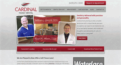 Desktop Screenshot of cardinalfamilydental.com